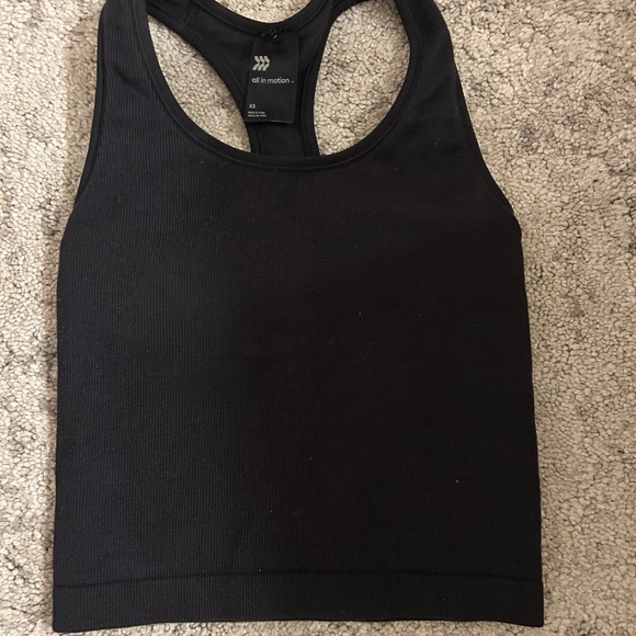 Black All in Motion Sports Bra Tank Top Size XS - Picture 1 of 4